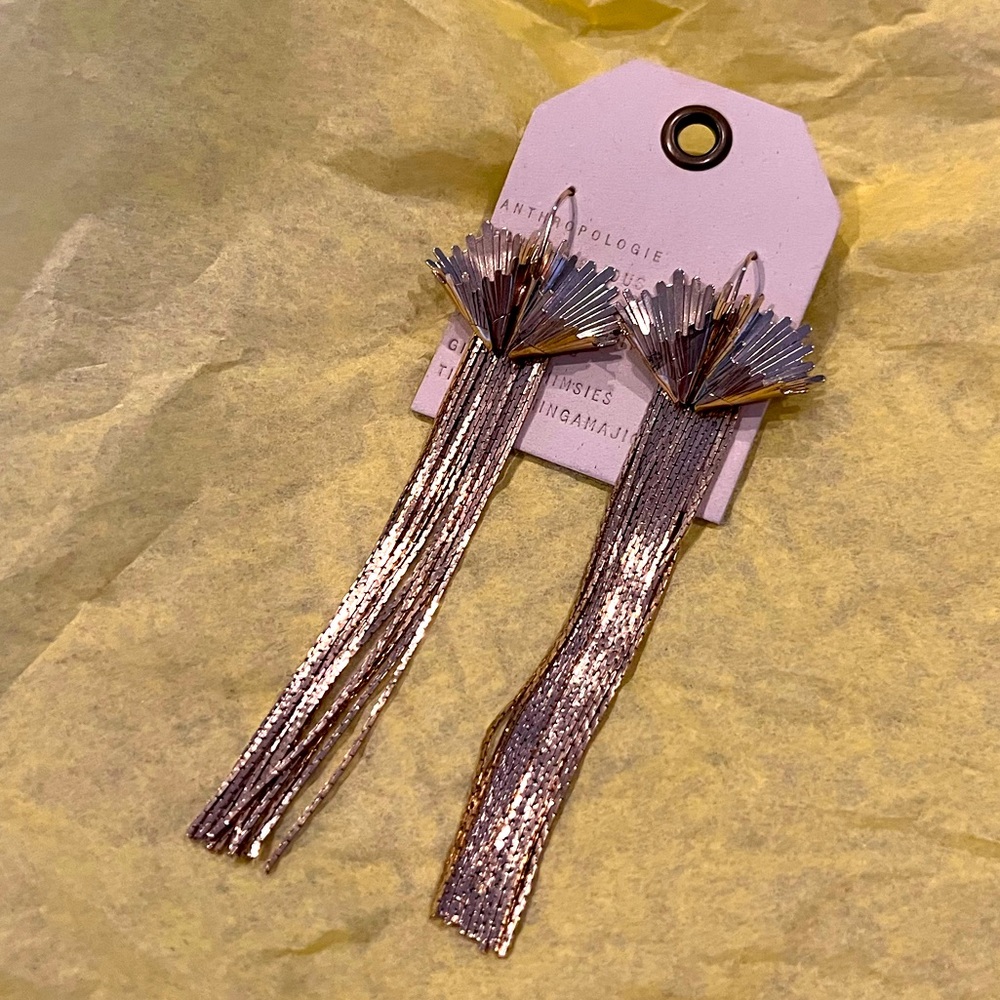 By Anthropologie 14K Gold Plated Earrings